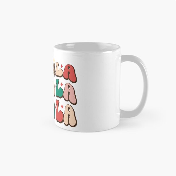 Item preview, Fa la la la Retro Groovy Christmas Holidays Typography designed and sold by MGdezigns.