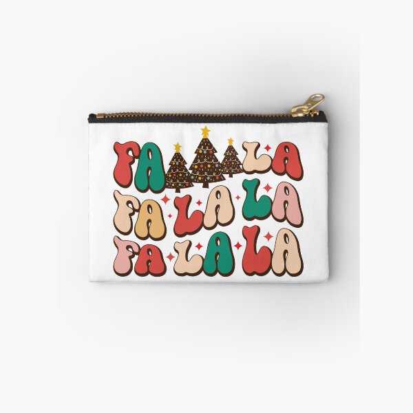 Item preview, Fa la la la Retro Groovy Christmas Holidays Typography designed and sold by MGdezigns.