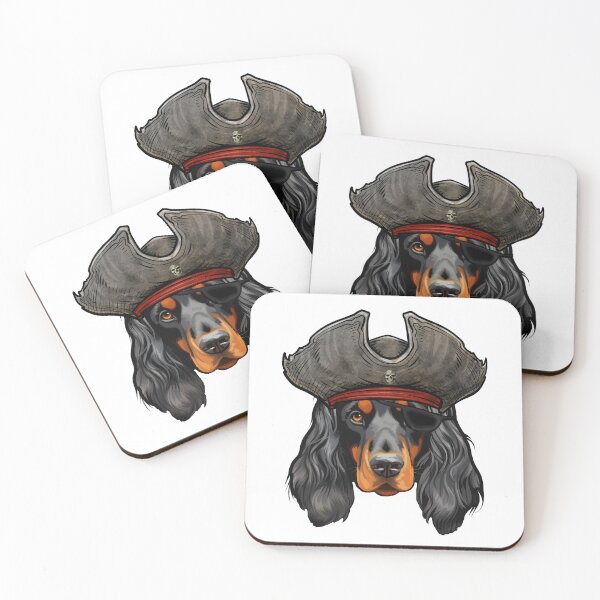 Item preview, Funny Pirate Gordon Setter Dog designed and sold by whyitsme.