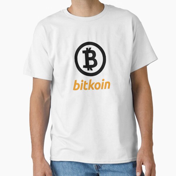 bitkoin black logo Classic T-Shirt