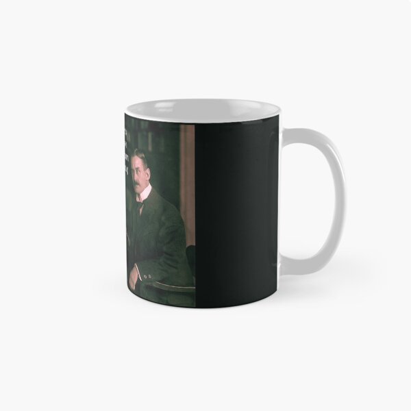 Item preview, Thomas Mann portrait and quote: Space, like time, engenders forgetfulness... designed and sold by artbleed.