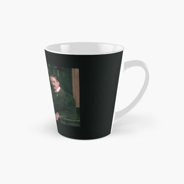 Item preview, Thomas Mann portrait and quote: Space, like time, engenders forgetfulness... designed and sold by artbleed.