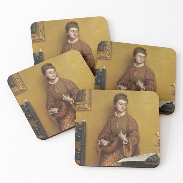 Item preview, The Mandolin Player (19th century) - Valentine Cameron Prinsep designed and sold by SALON DES ARTS.