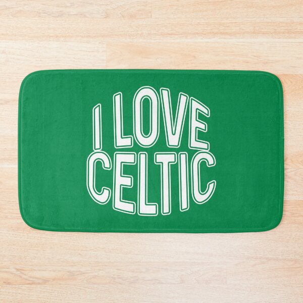 Item preview, I LOVE CELTIC, Glasgow Celtic Football Club White and Green Text Design designed and sold by MacPean.