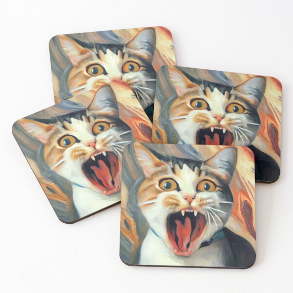 Item preview, Screaming Cat (Inspired by Edward Munch) designed and sold by OzzFrequency.