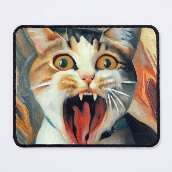 Item preview, Screaming Cat (Inspired by Edward Munch) designed and sold by OzzFrequency.