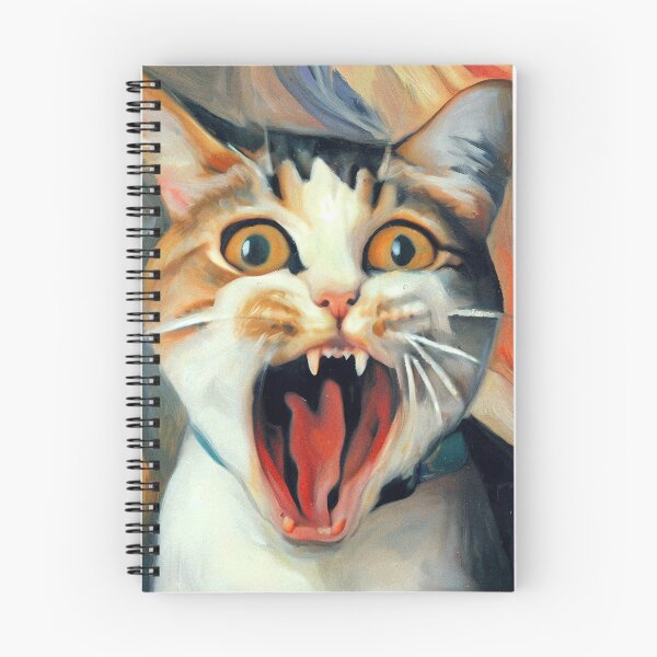 Artikelvorschau, Schreiende Katze (inspiriert von Edward Munch) entworfen und verkauft von OzzFrequency.