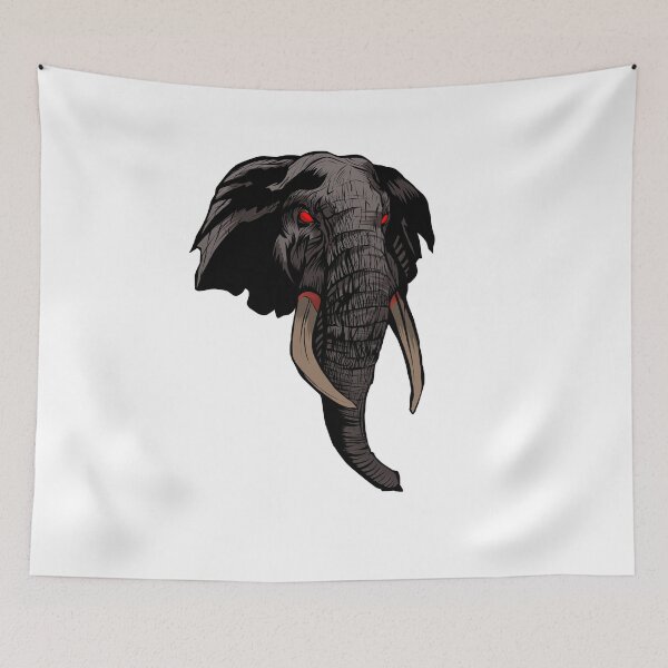 Item preview, Red Eyed Elephant Cute designed and sold by QQdesigns.