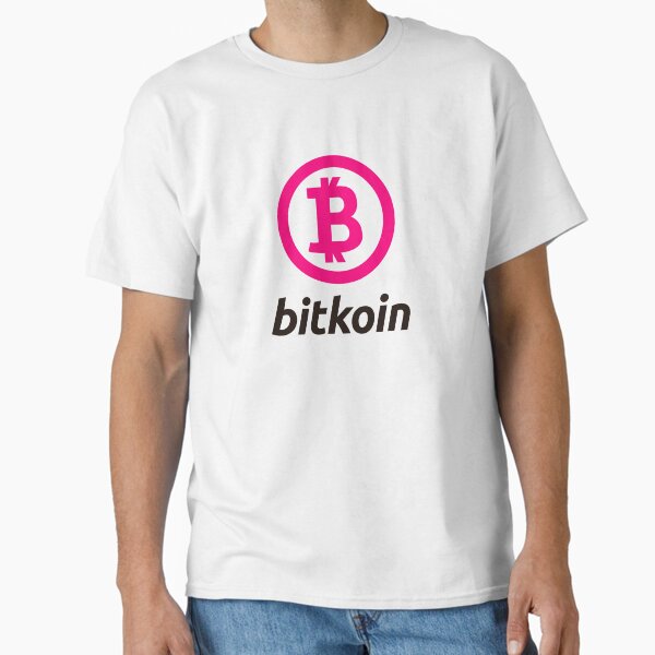bitkoin pink logo Classic T-Shirt