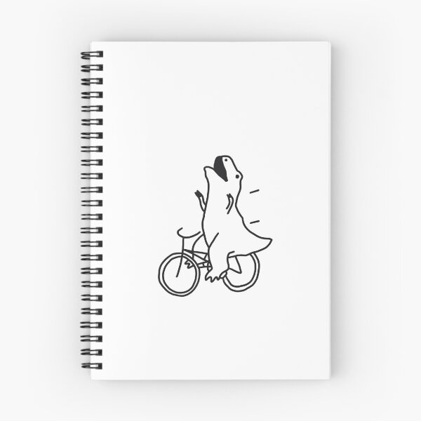 Item preview, Funny Dinosaur Riding Bicycle  designed and sold by sleepycharis.