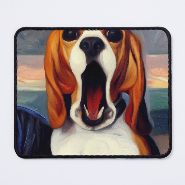 Item preview, Screaming Dog (Inspired By Edward Munch) designed and sold by OzzFrequency.