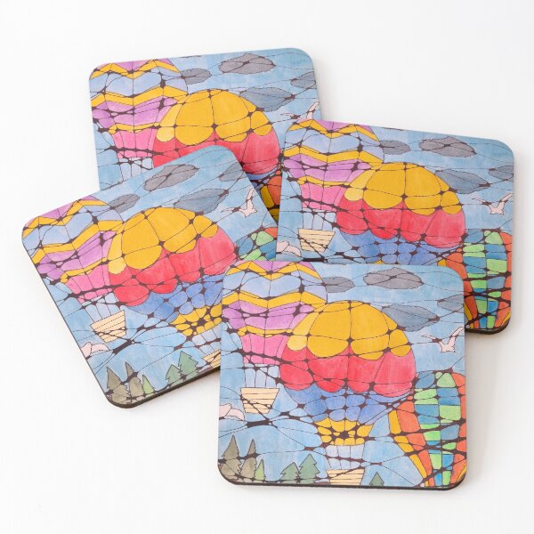 Item preview, Tri hot air Balloons  designed and sold by Kiruthikaarts.