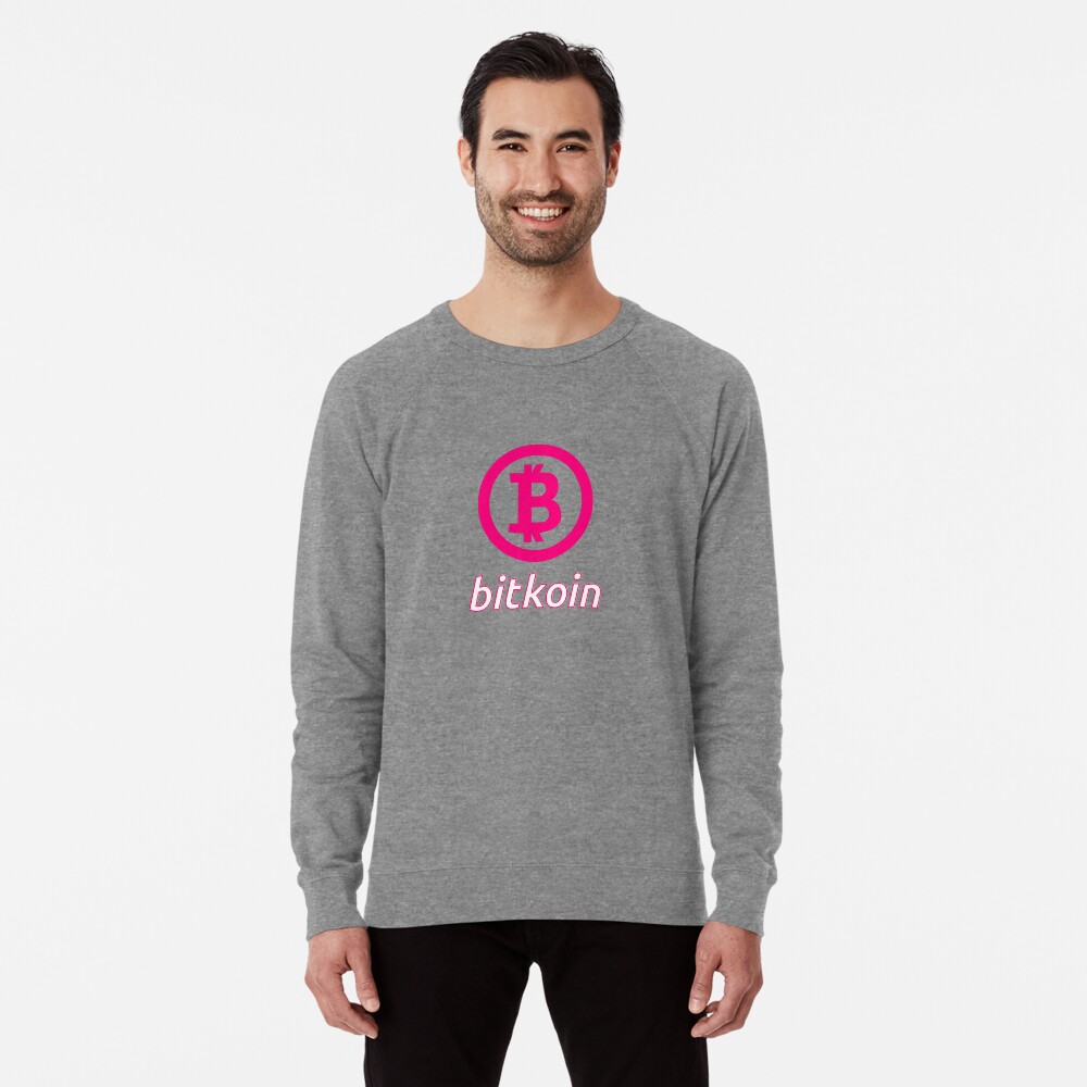 Item preview, Lightweight Sweatshirt designed and sold by bitkoin-shop.