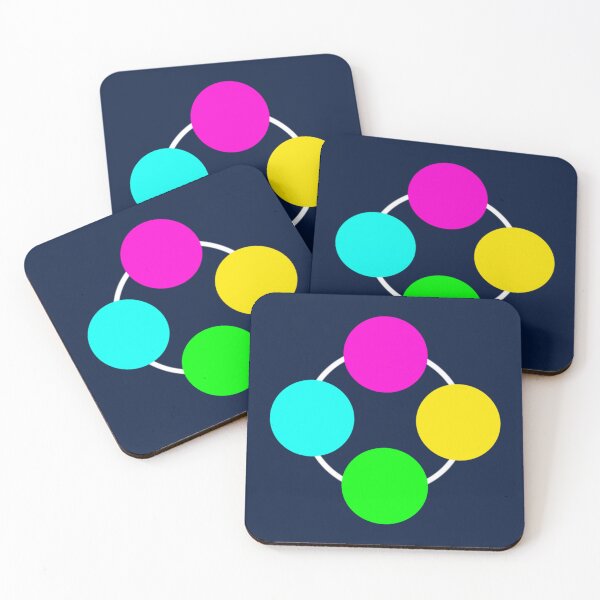 Item preview, 4 color circles designed and sold by NAGNE.