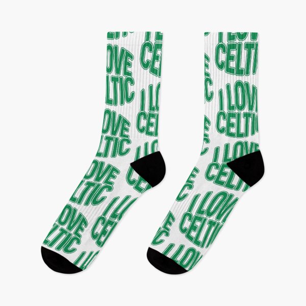 Item preview, I LOVE CELTIC, Glasgow Celtic Football Club Green and White Text Design designed and sold by MacPean.