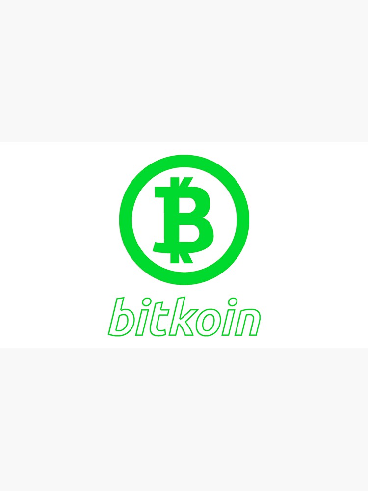Thumbnail 7 of 7, Cap, bitkoin logo and letters green designed and sold by bitkoin-shop.