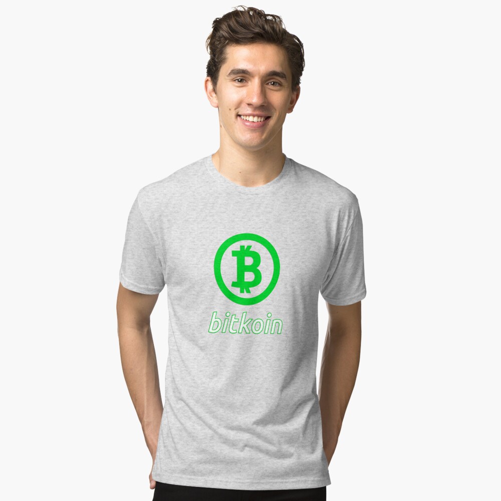 Item preview, Tri-blend T-Shirt designed and sold by bitkoin-shop.