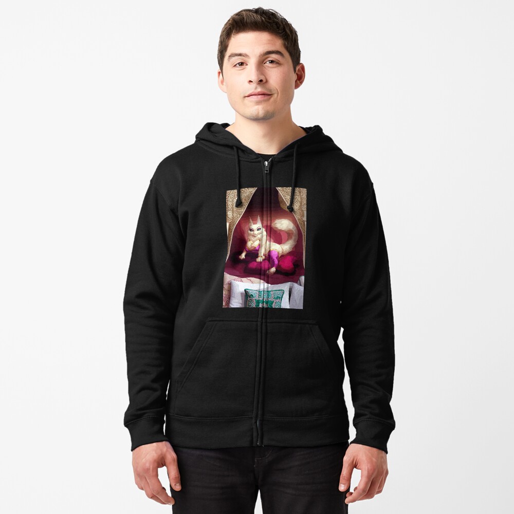 Vista previa del artículo con la obra «Sudadera con capucha y cremallera», diseñado y vendido por FotoLibreStudio.