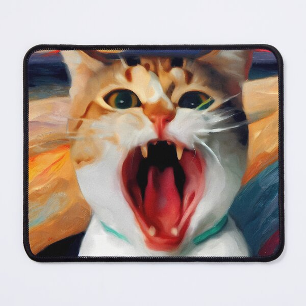 Item preview, Screaming Cat (Inspired By Edward Munch) designed and sold by OzzFrequency.
