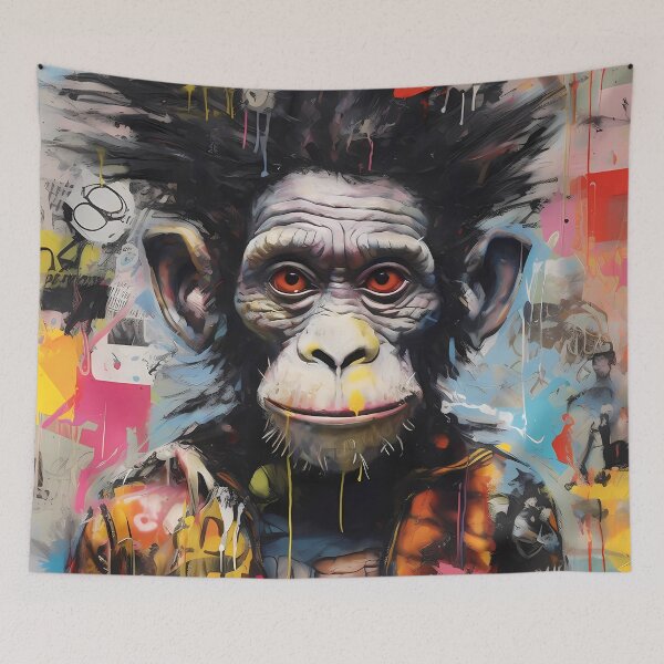 Item preview, Bold Monkey Art: Fierce Primate Jacket. designed and sold by GiveMeMood.