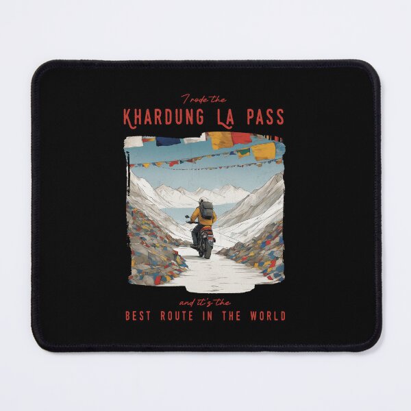 Item preview, I rode the Khardung La Pass and it is the best route in the world designed and sold by Bikerkulture.