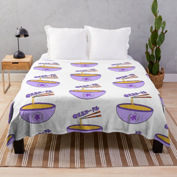 Item preview, thinknoodles japanese anime cute purple flower designed and sold by DesignYourWaystore.