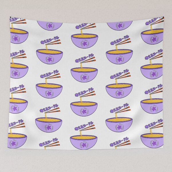Item preview, thinknoodles japanese anime cute purple flower  designed and sold by DesignYourWaystore.