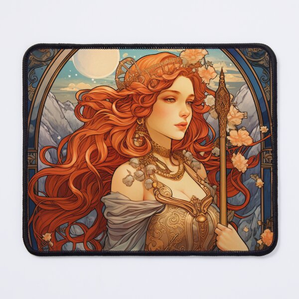 Item preview, The Celtic Priestess of the Moon designed and sold by ArtNouveauChic.