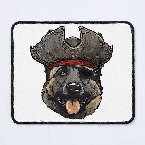 Item preview, Funny Pirate Norwegian Elkhound Dog designed and sold by whyitsme.