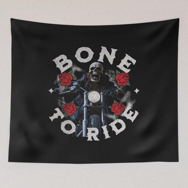 Item preview, Bone To Ride Funny Skeleton designed and sold by PeteRascal.