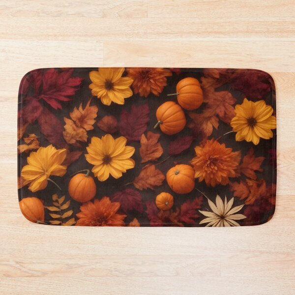 Item preview, Autumn Leaves Pumpkin Dahlia Gift designed and sold by Pineapple-Tree.