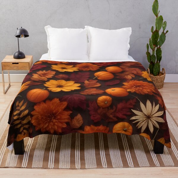 Item preview, Autumn Leaves Pumpkin Dahlia Gift designed and sold by Pineapple-Tree.