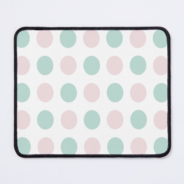 Item preview, MINT GREEN, PALE PINK and WHITE Symmetrical POLKA DOTS  designed and sold by RachelMacht.