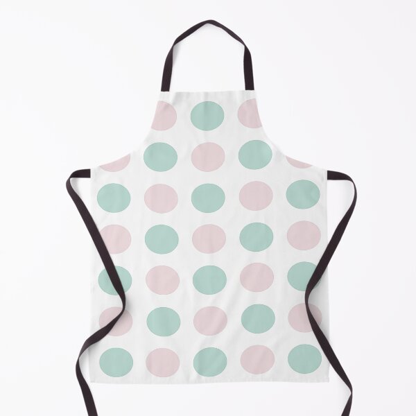 Item preview, MINT GREEN, PALE PINK and WHITE Symmetrical POLKA DOTS designed and sold by RachelMacht.