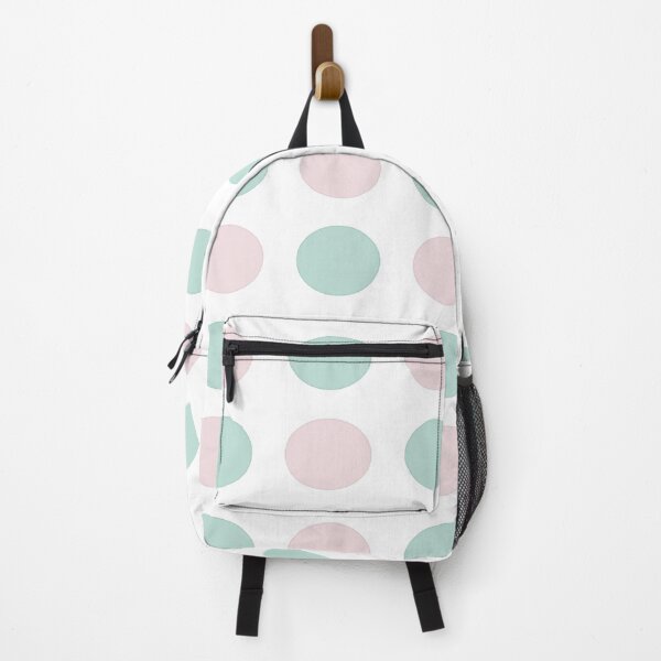 Item preview, MINT GREEN, PALE PINK and WHITE Symmetrical POLKA DOTS  designed and sold by RachelMacht.