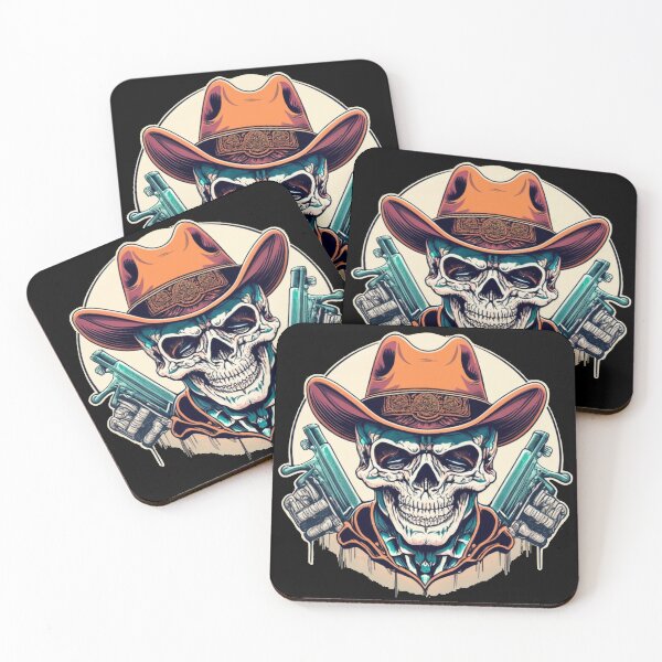 Item preview, Cowboy skull designed and sold by TrendyPalette.