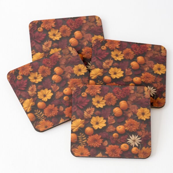 Item preview, Autumn Leaves Pumpkin Dahlia Gift designed and sold by Pineapple-Tree.