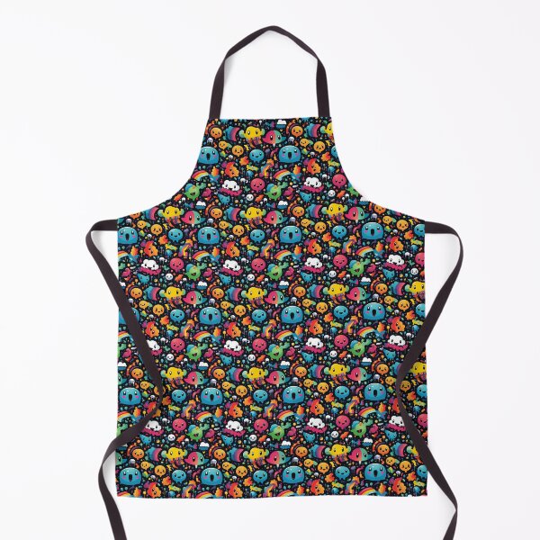Item preview, Copy of Colorful Emoji Doodle Characters Pattern #3 designed and sold by SowCow.