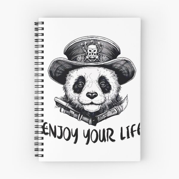 Item preview, Panda Pirate.Red Panda Pirates Outline Mascot Design designed and sold by Anastasiia Yurevych.