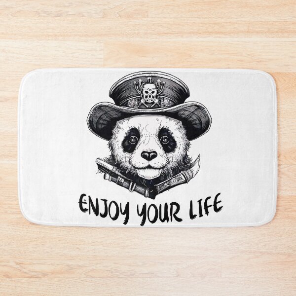 Item preview, Panda Pirate.Red Panda Pirates Outline Mascot Design designed and sold by Anastasiia Yurevych.
