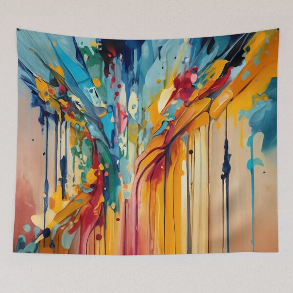 Item preview, Colorful abstract paint  designed and sold by Lefteris Betsis.