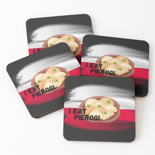 Item preview, I eat pierogi, meaning dumplings designed and sold by CatLoverZZZZ.