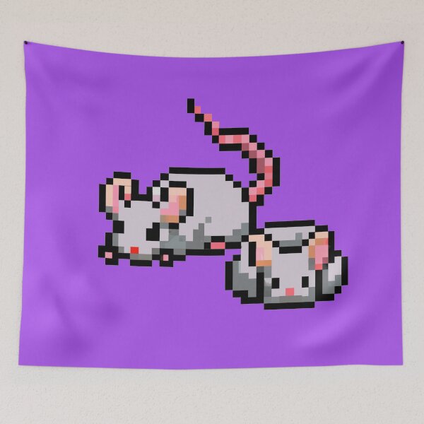 Aperçu de l'œuvre rats pixel art créée et vendue par mindgoop.