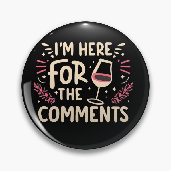 Item preview, I'm here for the comments designed and sold by TrendyPalette.