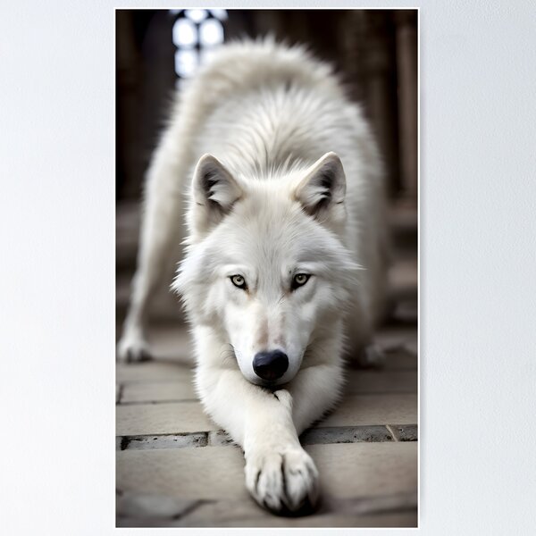 Item preview, Cathedral white Wolf 8 designed and sold by LupusVaria.