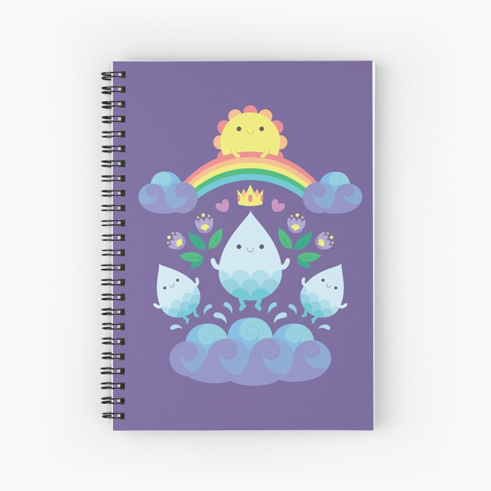 Happy water spirits Spiral Notebook