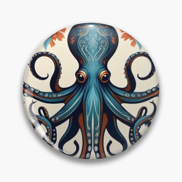 Item preview, Octopus flowers 1 dessin designed and sold by Wilfried van Dokkumburg.