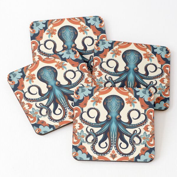 Item preview, Octopus flowers 1 dessin designed and sold by Wilfried van Dokkumburg.