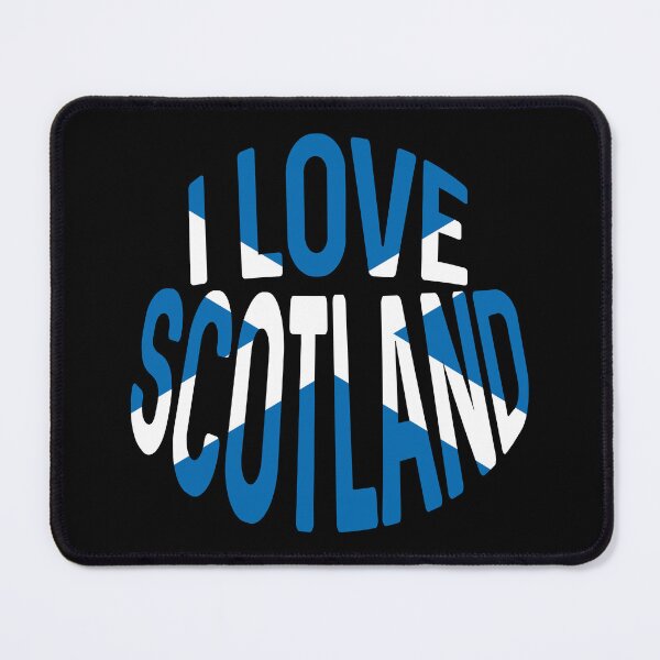 Item preview, I LOVE SCOTLAND Saltire Typography Design designed and sold by MacPean.