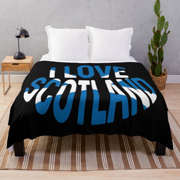 Item preview, I LOVE SCOTLAND Saltire Typography Design designed and sold by MacPean.